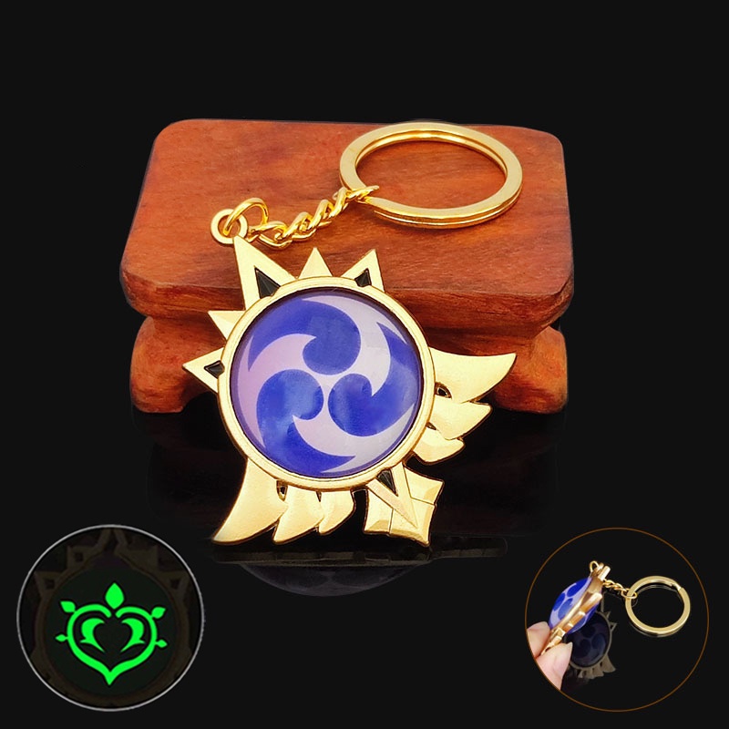 Genshin Impact Inazuma Visions God's Eyes Mata Tuhan Luminous Pendant 