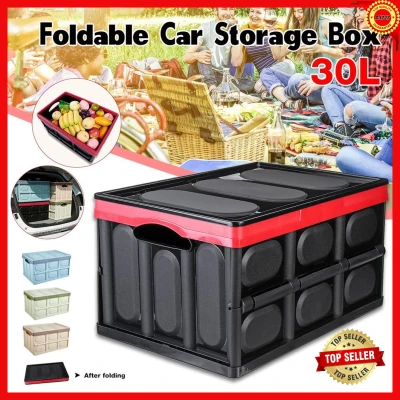 AJ Storage box organizer Organizer storage Automotive Plastic Folding box Multi-function Car Storage Box Trunk Sundry Folding Sorage Box