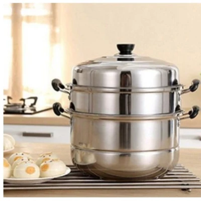 hot 3 Layer Stainless Steel Steamer And Cooker 26CM