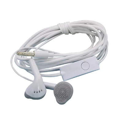 ]Classical Sports White Original Earphone For Samsung with Microphone HOMP