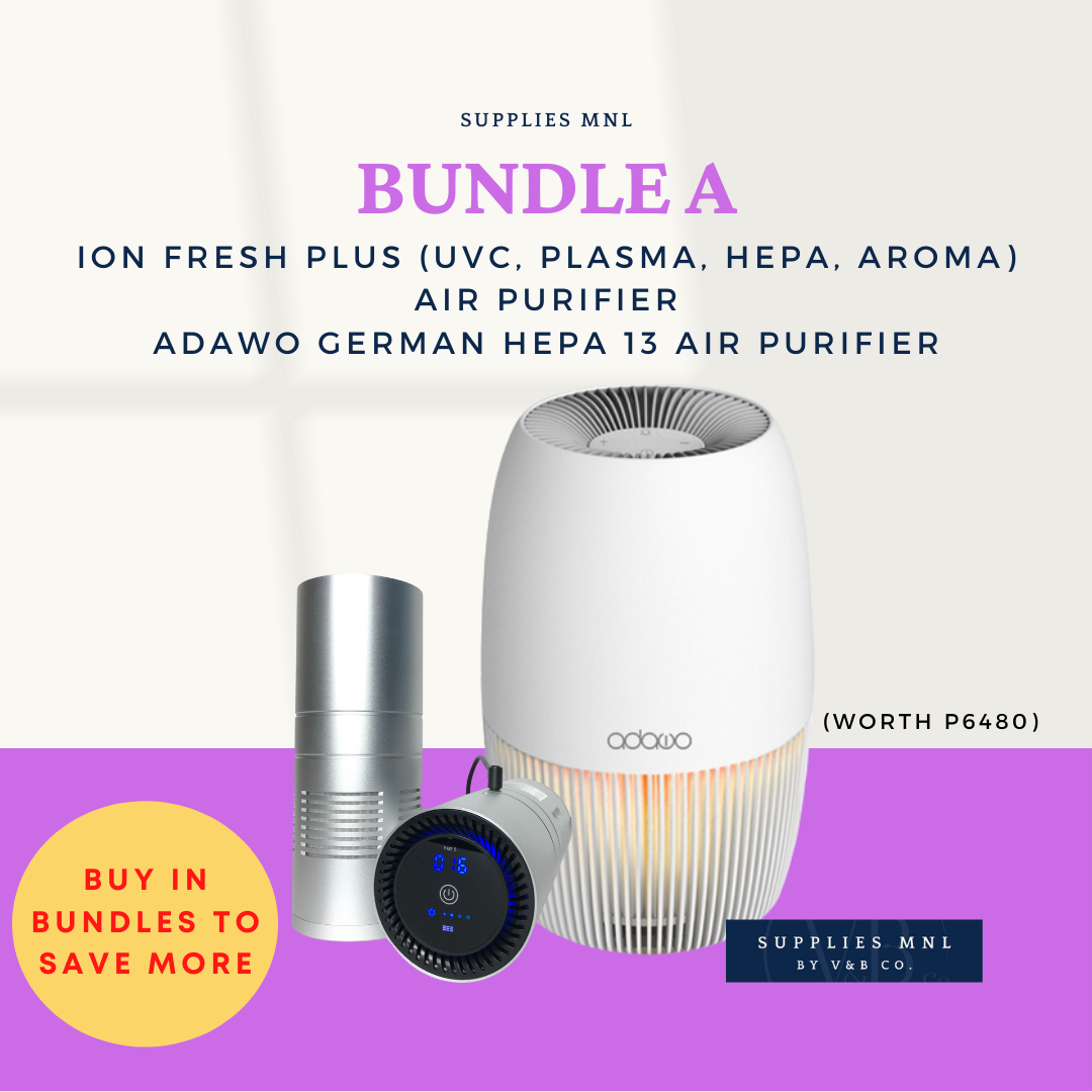 BUNDLE A Ion Fresh Plus (UVC, Plasma, HEPA , Aroma) Multipurpose Air