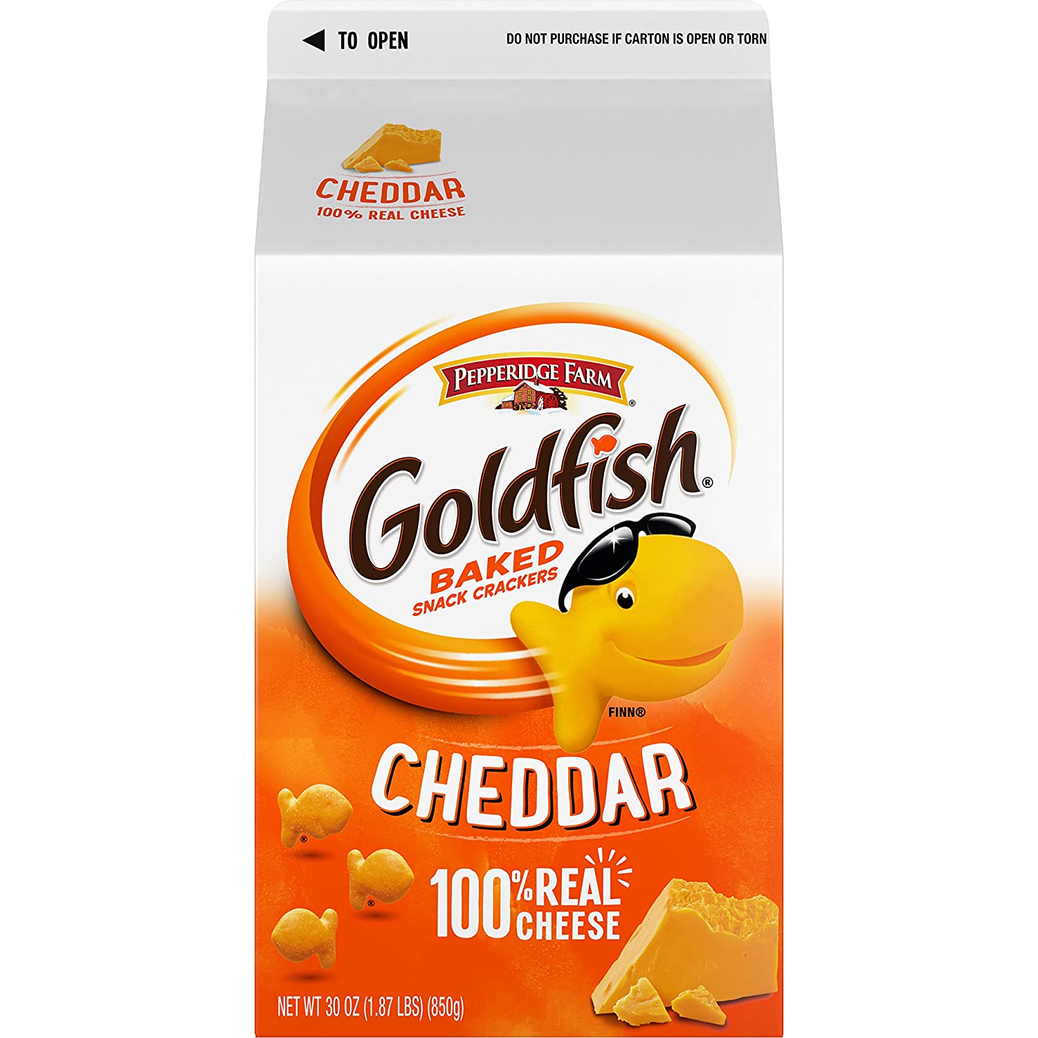 Pepperidge Farm Goldfish Crackers, Cheddar, 30 oz. Carton Lazada PH