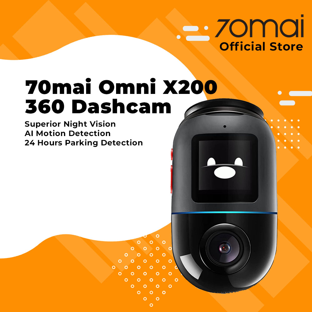 70mai Dash Cam Omni 360° eMMC 128G – 70mai Official Store Morocco