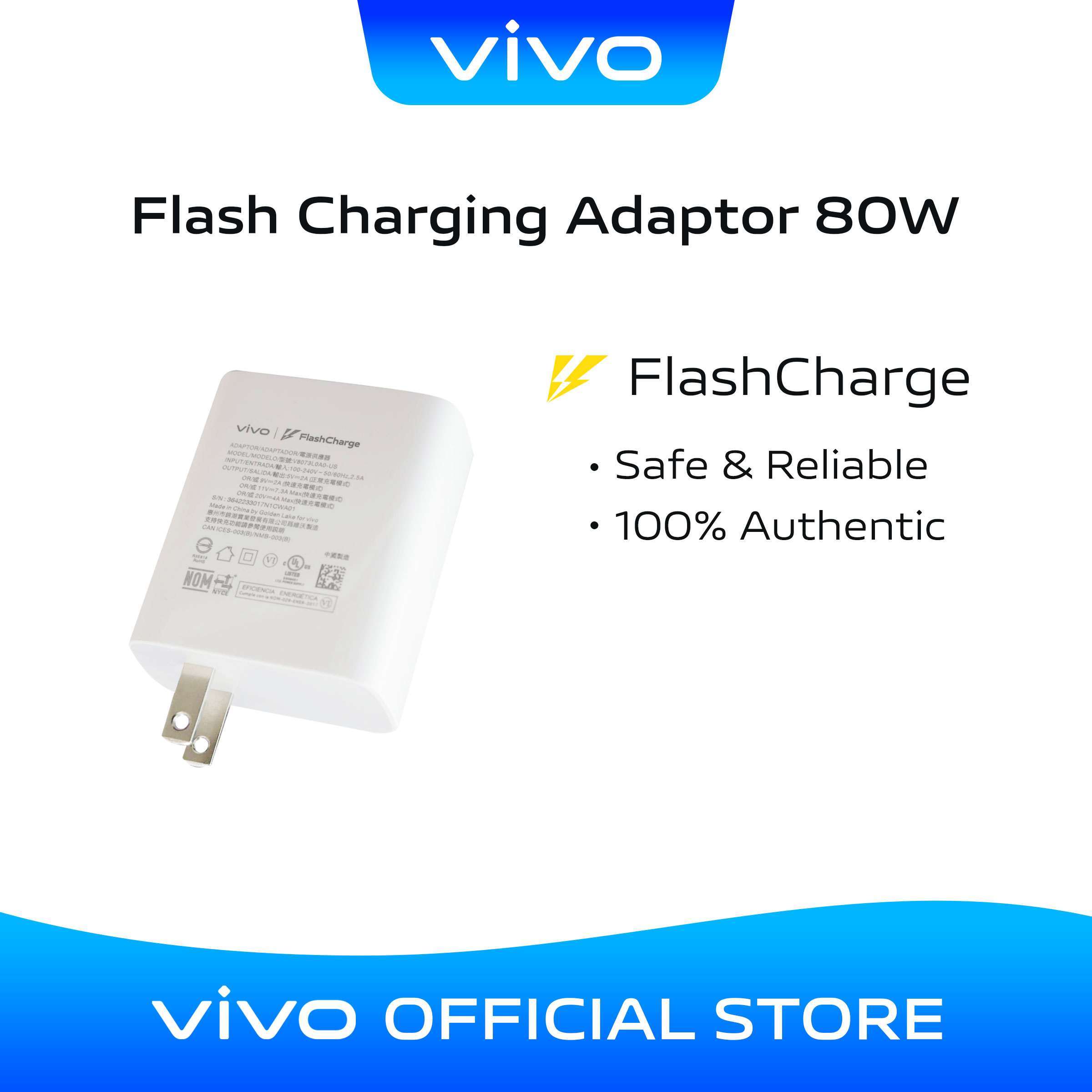 vivo 80W Original Flash Charger Lazada PH