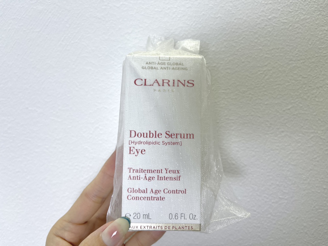 Clarins Double Extract Eye Serum Eye Cream 20ml 2in1 Light Lines and