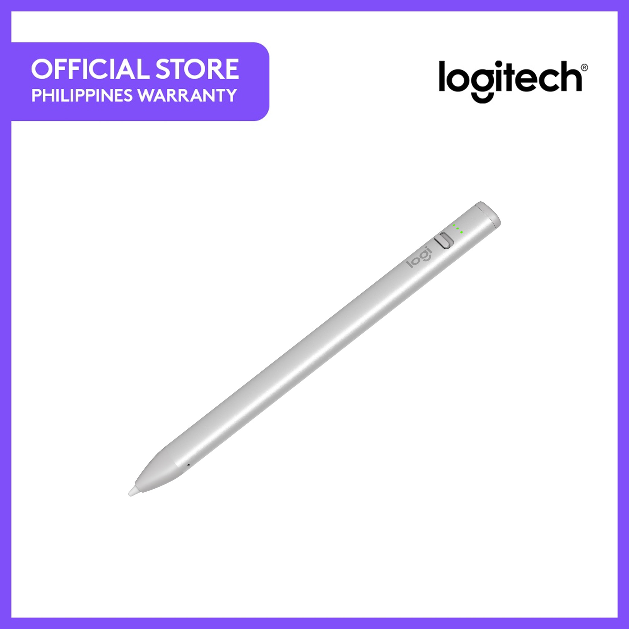 Logitech Crayon Rechargeable Stylus Digital Pencil for iPad (914000073) Lazada PH
