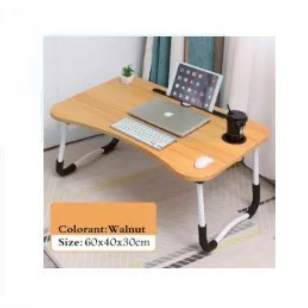 Table Foldable Lazy Bed Desk/Portable Laptop Wooden Table Study desk
