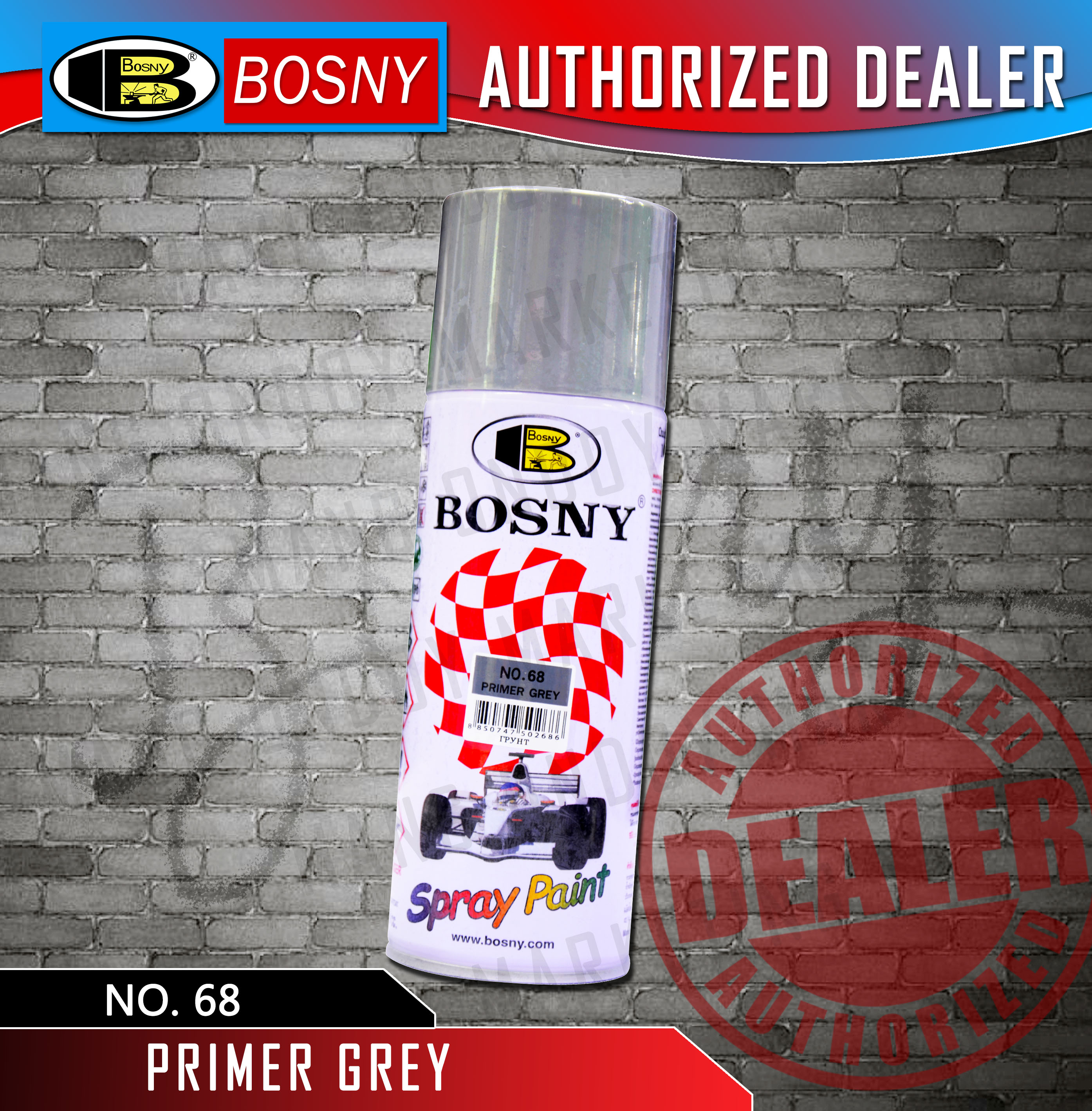 Bosny Spray Paint No. 68 Primer Grey Lazada PH