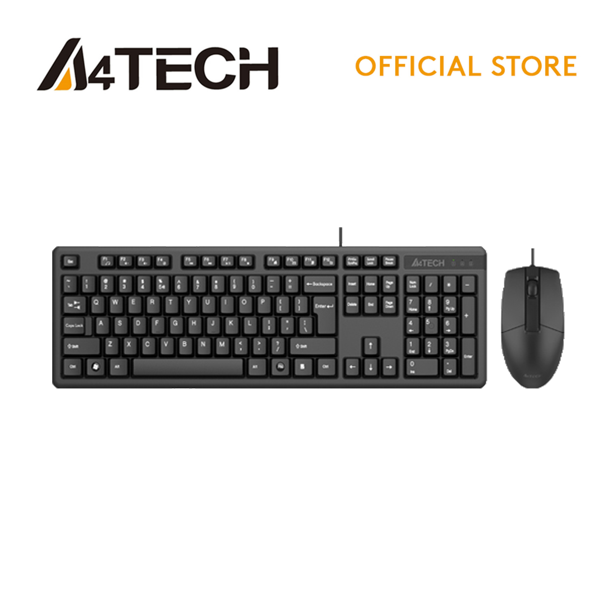 A4Tech KK3330 Multimedia FN Laser Inscribed Keys Desktop Wired