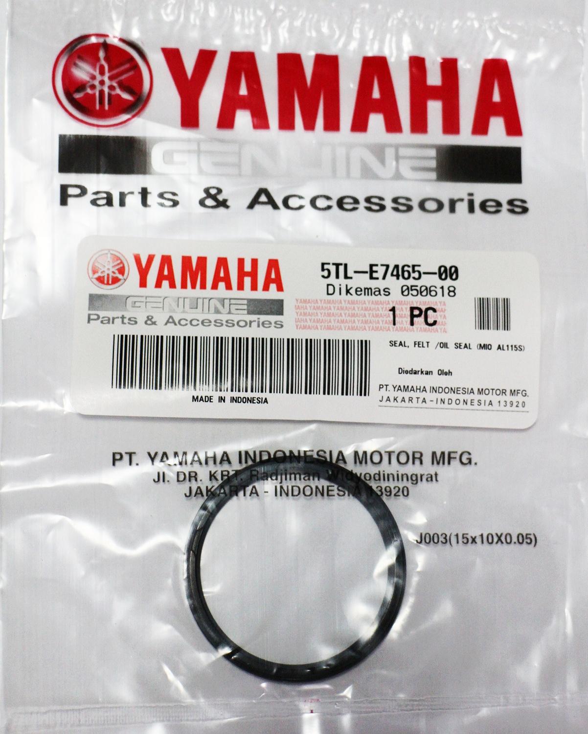 ORIGINAL YAMAHA OIL SEAL (SECONDARY SLIDING SHEAVE) FOR MIO SPORTY ...