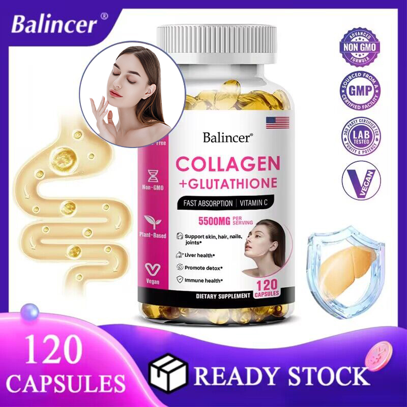 balincer collagen glutathione beauty supplement - whitening, skin care, anti-aging, vitamin C, antioxidant, enhance immunity Style:Powder 10 Supplements Studies Show B7