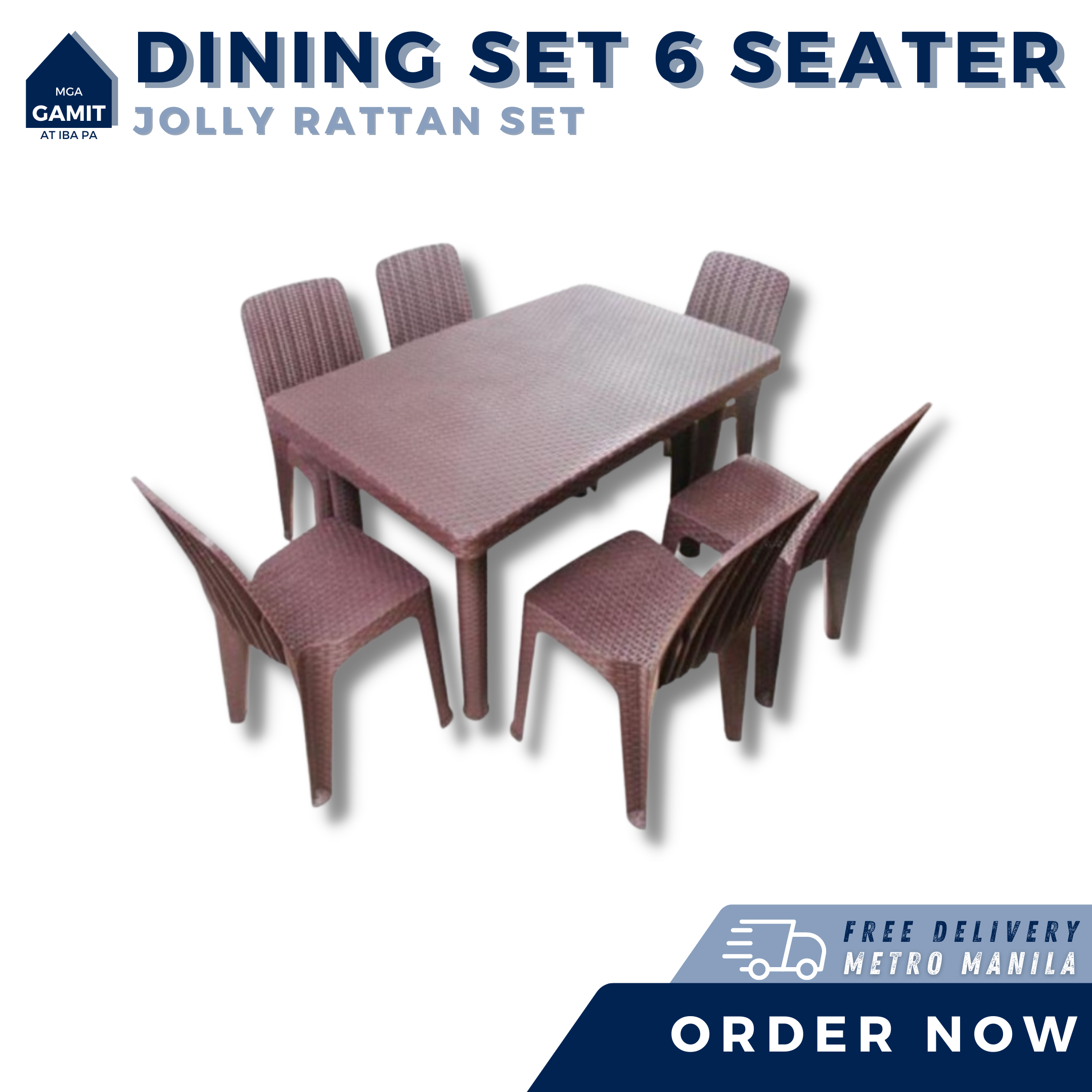 RATTAN DINING SET 6 SEATER Lazada PH
