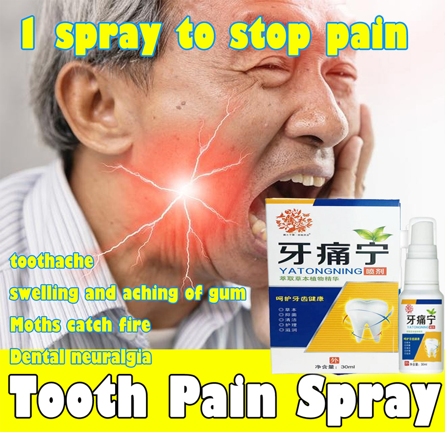 Toothache Pain Reliever Relief Teeth Worms Cavities Pain Oral Tooth