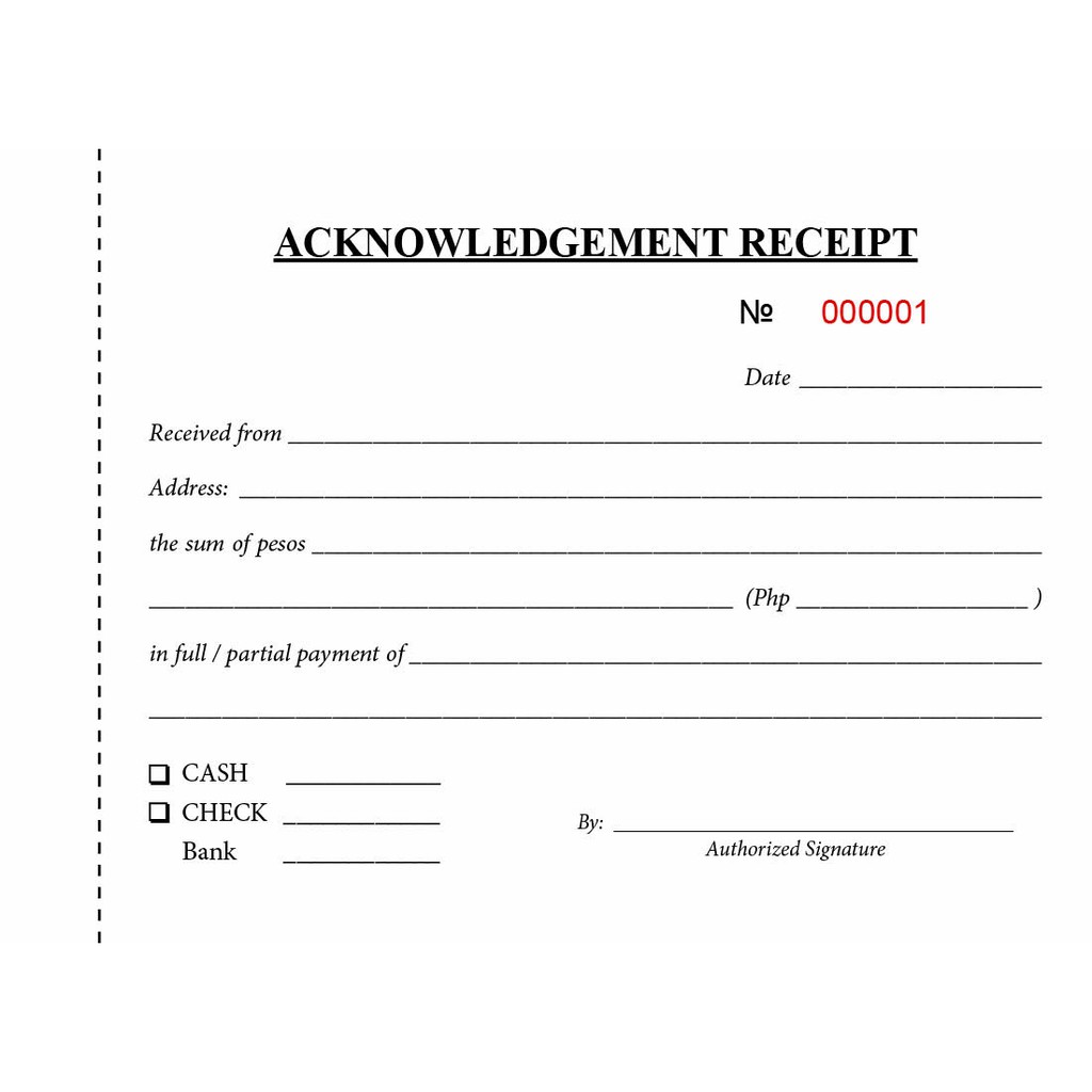 acknowledgment receipt shop acknowledgment receipt with great discounts and prices online lazada philippines