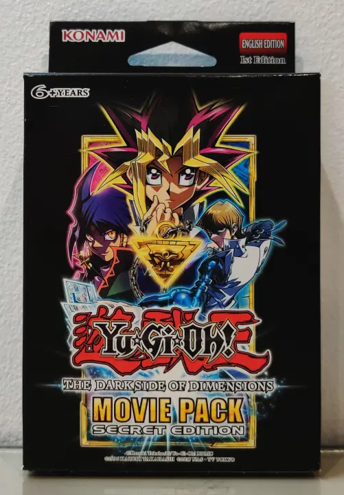 Yu Gi Oh Tcg The Dark Side Of Dimensions Movie Pack Secret Edition 1st Edition Lazada Ph