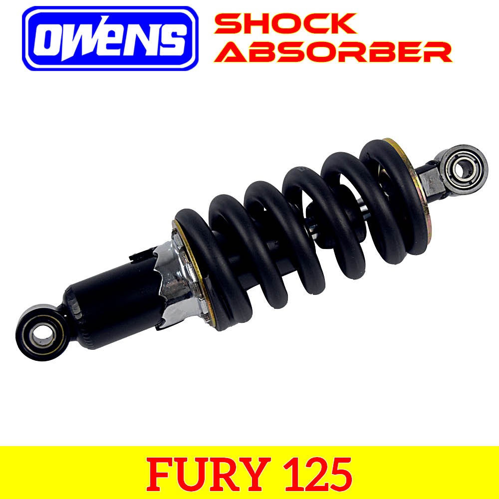 FURY 125 Black Matte Owens Motorcycle Rear Shock Absorber (Monoshock) |  Lazada PH