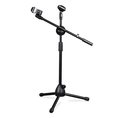 Ajustable Microphone Holder Professional Swing Boom Floor Stand Mic Stand Ajustable Stage Tripod Metal Swing Boom