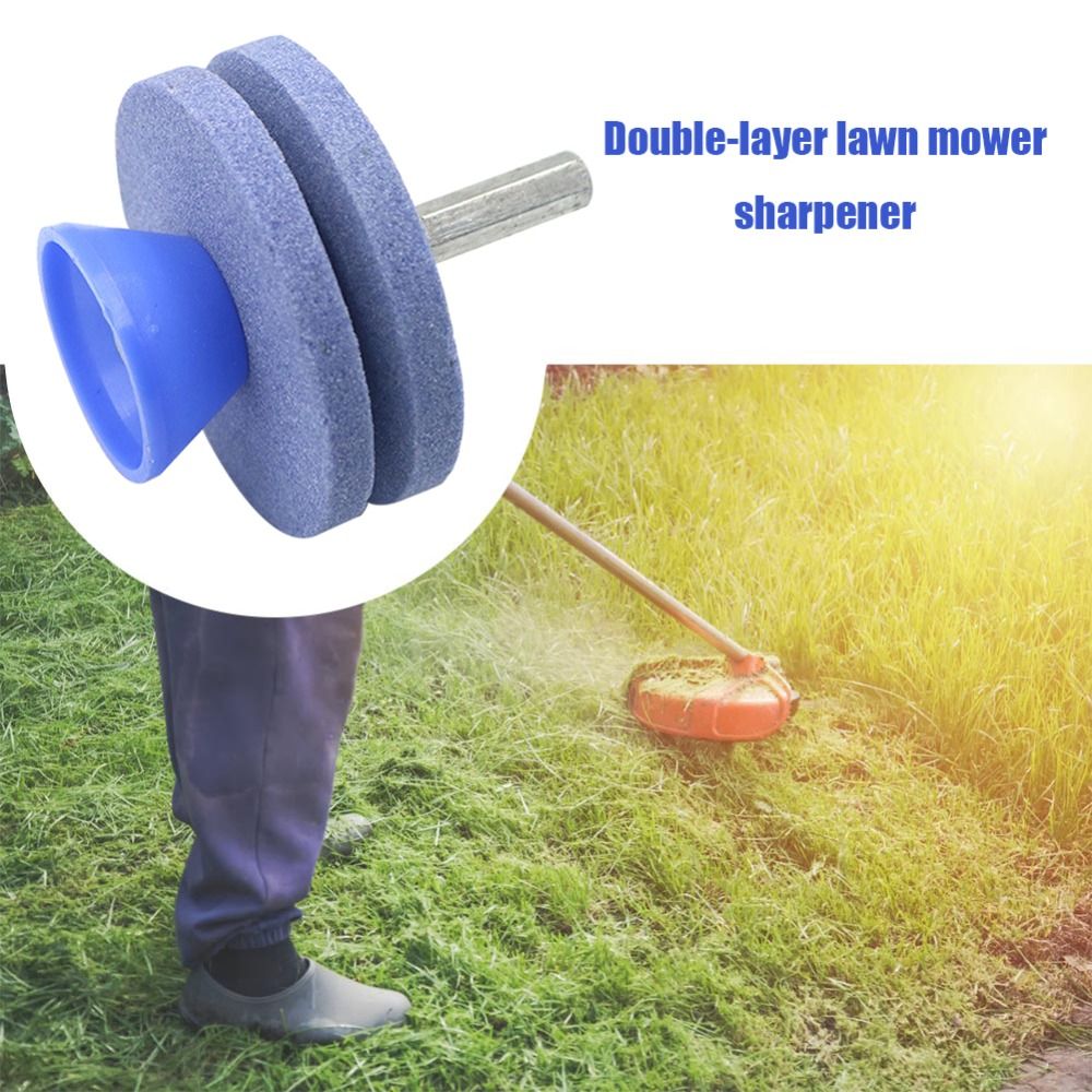 LANZINI Whetstone Sander Drill Sharpening Drill Grinding Stone Grinding Garden Grinding Tool Lawn Mower Sharpener Grinding Cuts Sharpener Sharpener Stone