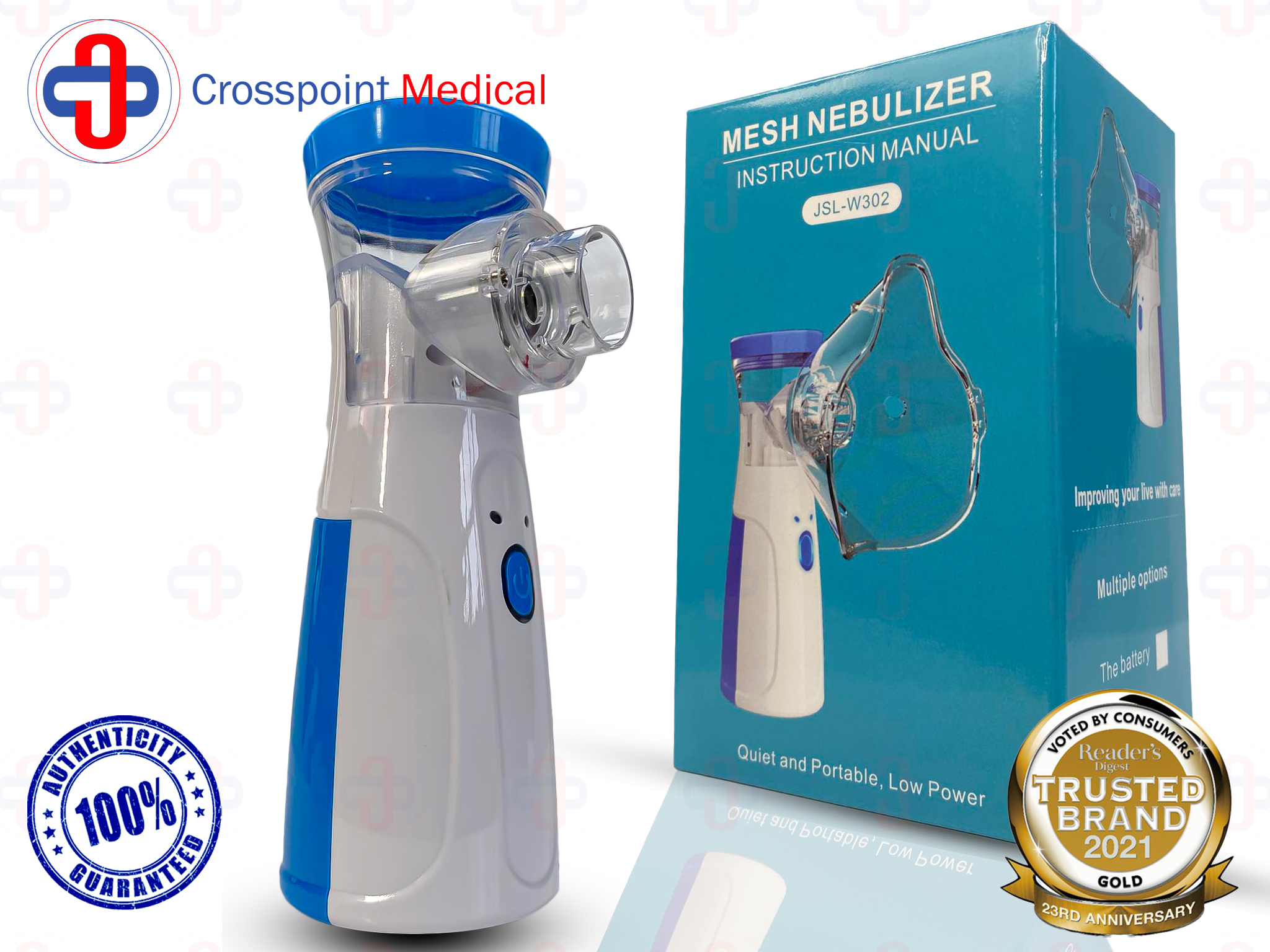 Crosspoint Portable Mesh Nebulizer (JSLW302) Lazada PH