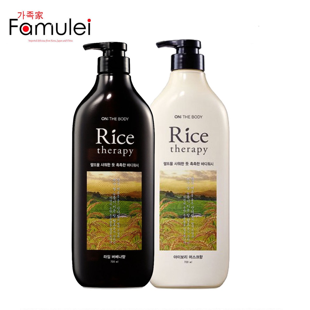 ON The Body Rice Therapy Body Wash White Musk Fragrance 700ml Lazada PH