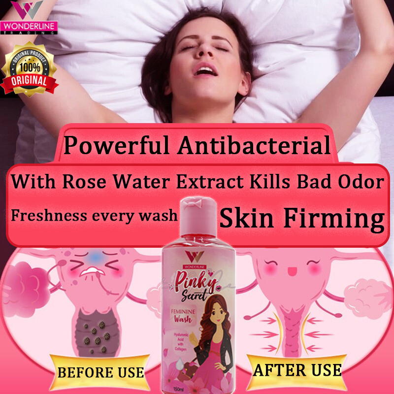 Pinky Secret Feminine Wash 150ml [ORIGINAL] NEW PACKAGING whitening