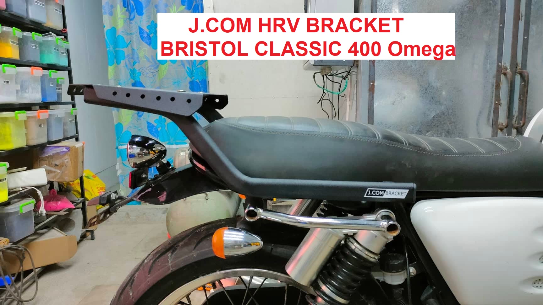 BRISTOL CLASSIC 400 Omega HEAVY DUTY TOP BOX BRACKET with Top