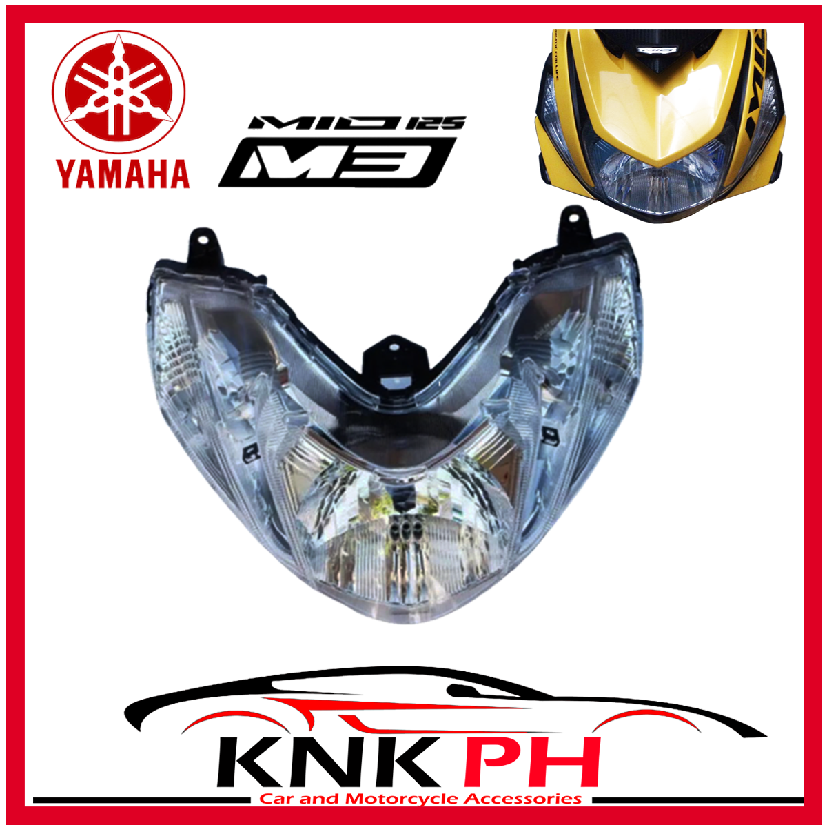 Yamaha Mio i 125 M3 Headlight Assy with Bulb Head Light Lazada PH