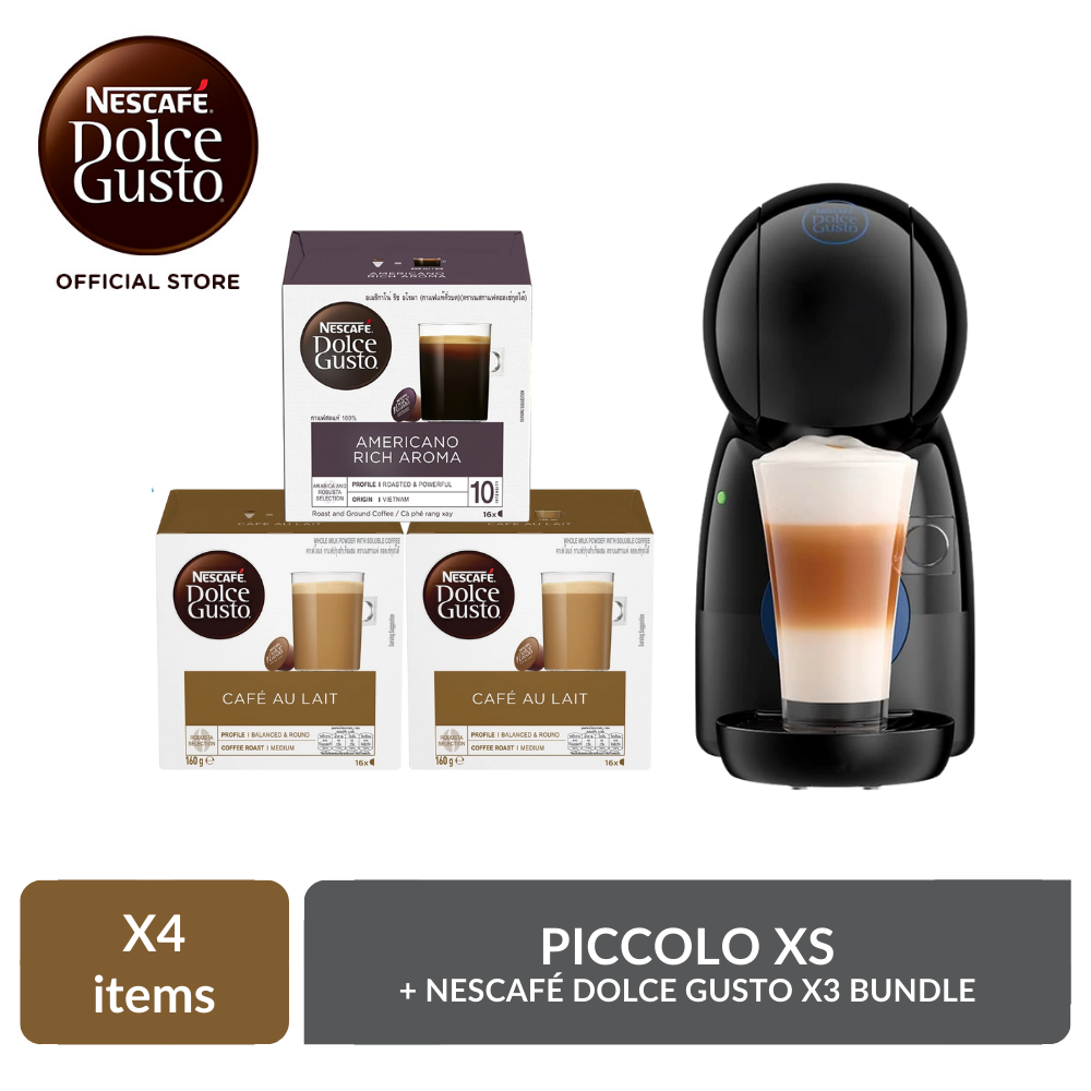 Piccolo XS Coffee Machine with NESCAFÉ Dolce Gusto Capsules x 3 Bundle Lazada PH