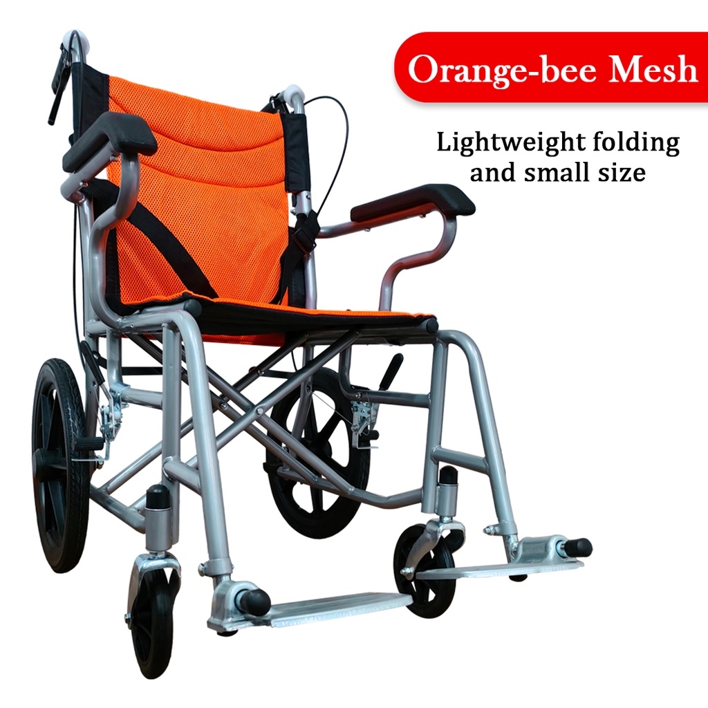 Portable Travel Wheelchair Aluminum 11kg Light Weight Folding Carry