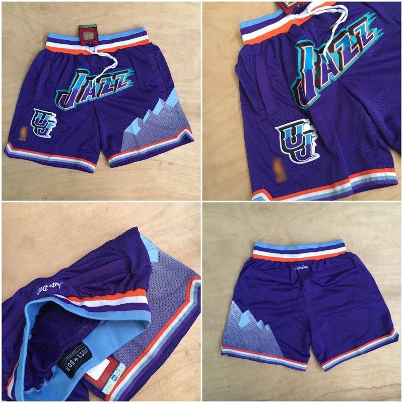 Throwback utah jazz on sale shorts