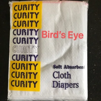 Curity Birdseye Cloth Diaper 12 pcs. / Curity Birdseye Lampin