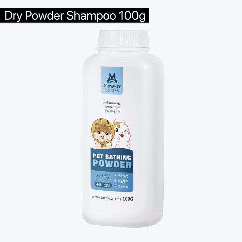 JONSANTY Small Animal Bathing Sand Gerbil Powder Guinea Pig Grooming