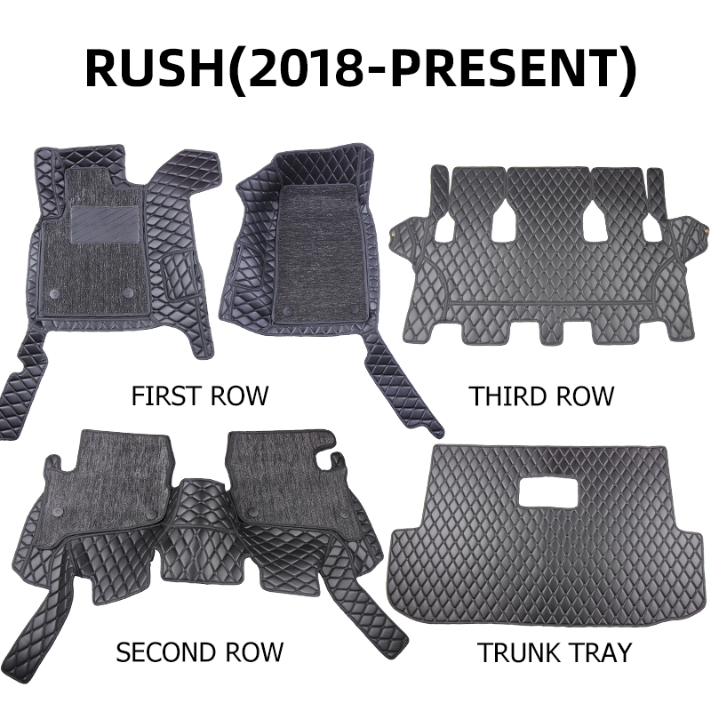 20182023 Toyota Rush Matting 7D 2Layers Car Floor Mats Deep Dish Coil