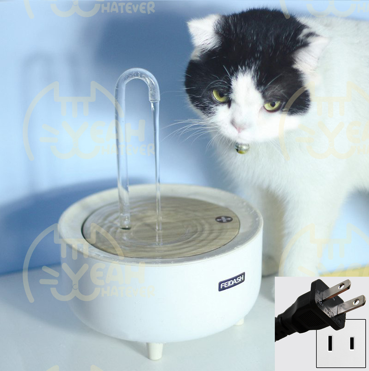 Automatic Water Fountain For Cats Pets Drinking Fountain 2L Lazada PH
