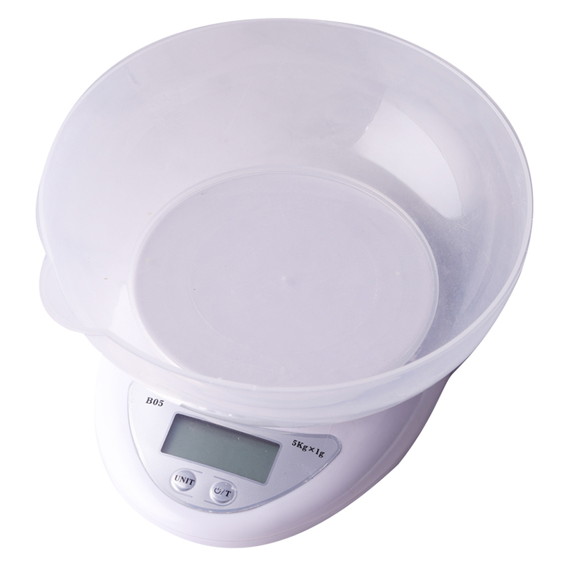 Kitchen Weighing Scale 11lb 5kg Digital Kitchen Weighing Scale For Food with Portable Electronic