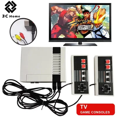 2021 Mini Retro TV Game Console Classic 620 Built-in Games with 2 Controllers