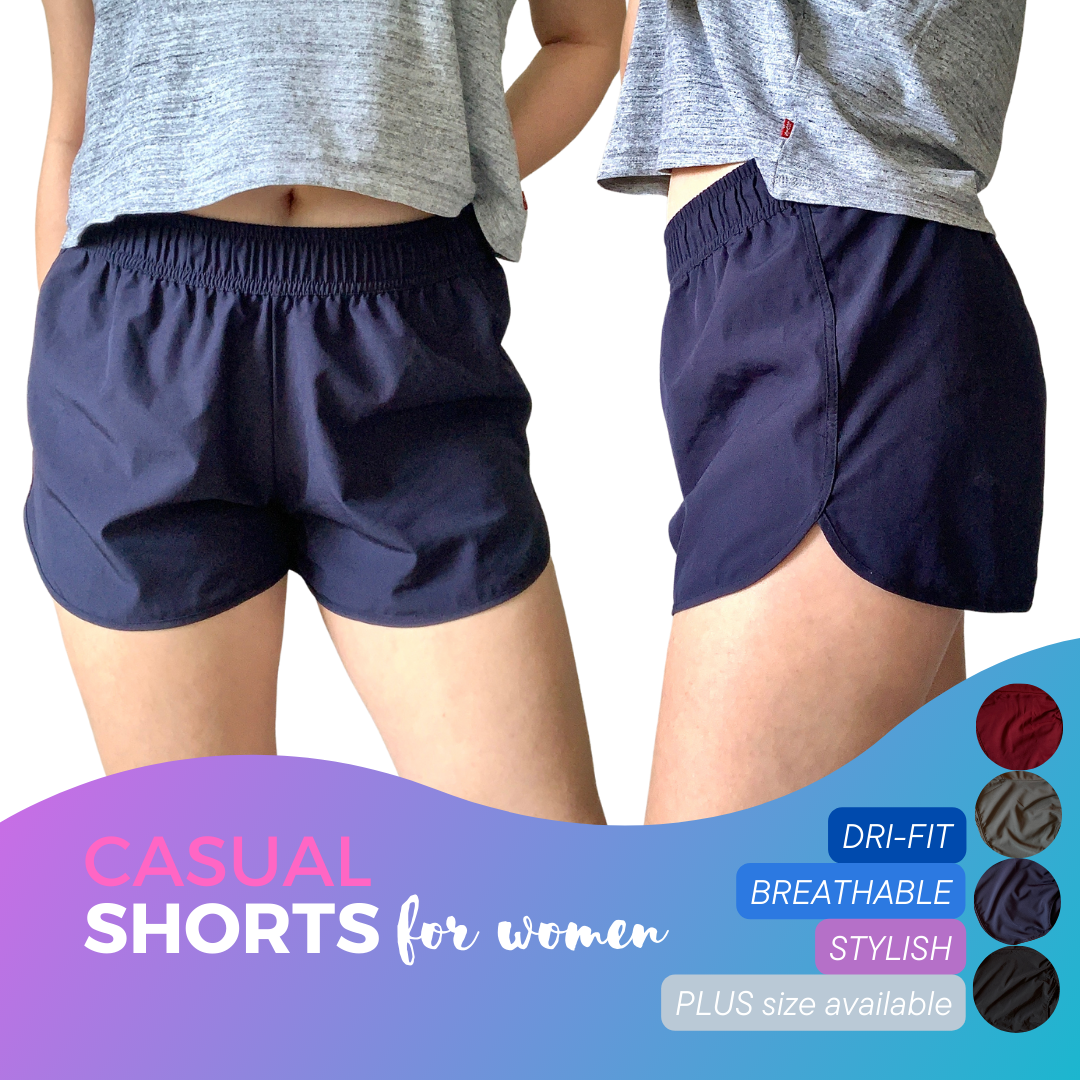 Running Shorts for women with 2 side pockets by Joj Mrch, Dri fit shorts, Workout shorts, Gym shorts, Plus size shorts, Workout sports shorts, Taslan shorts