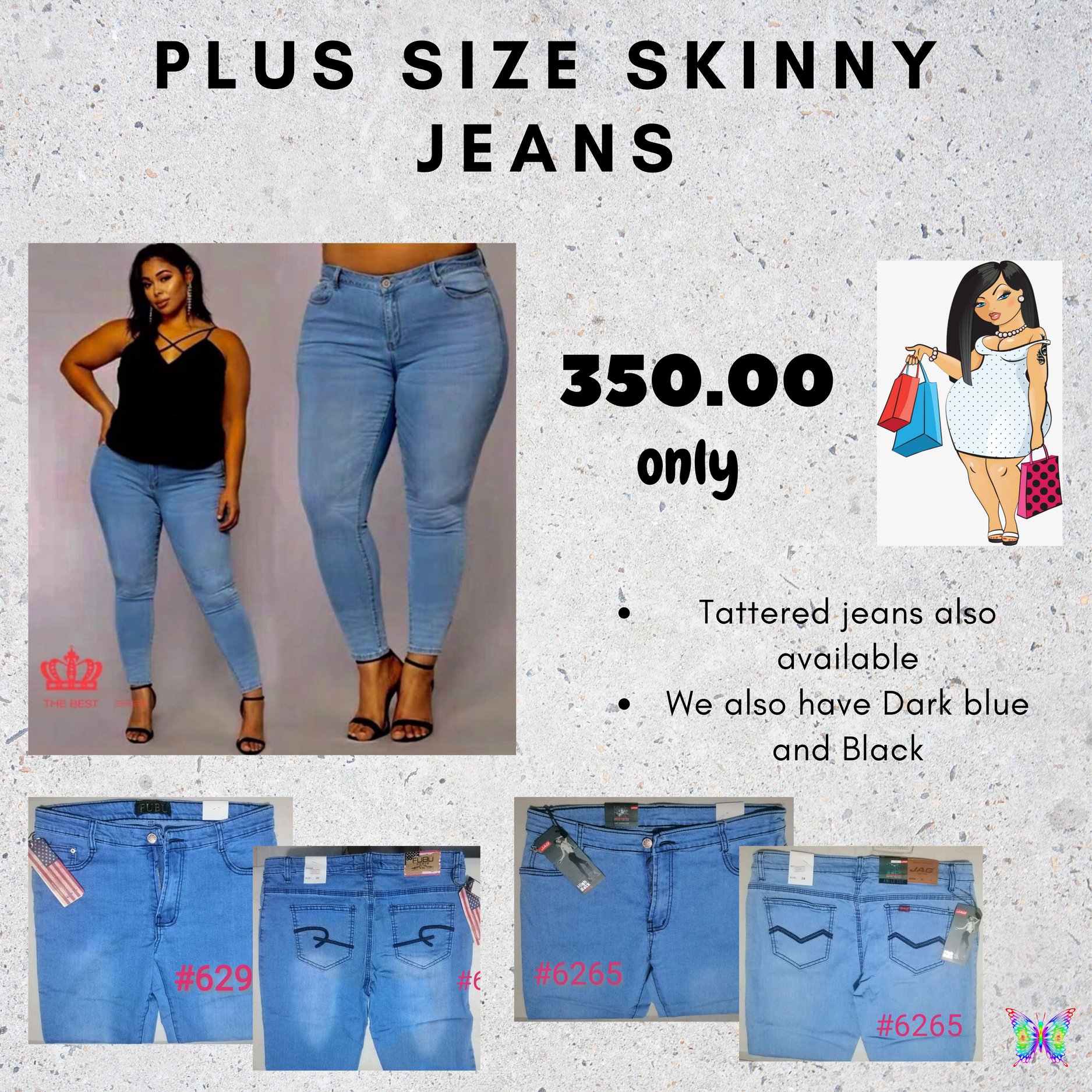 plus size skinny jeans cheap