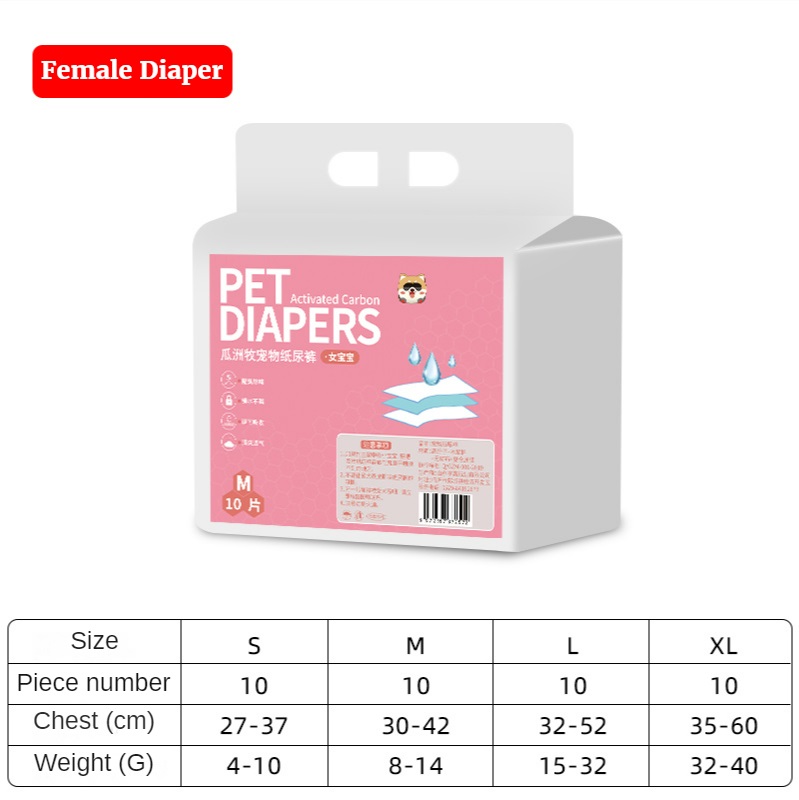 Pet Diaper Cat&Dog Disposable Super Absorbent Diaper Pets Dog Cat Diapers Lazada PH