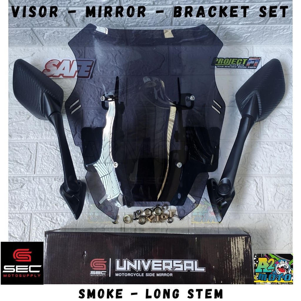 Nmax 2020 2021 2022 V2 Side Mirror w Bracket Visor Windshield Lazada PH