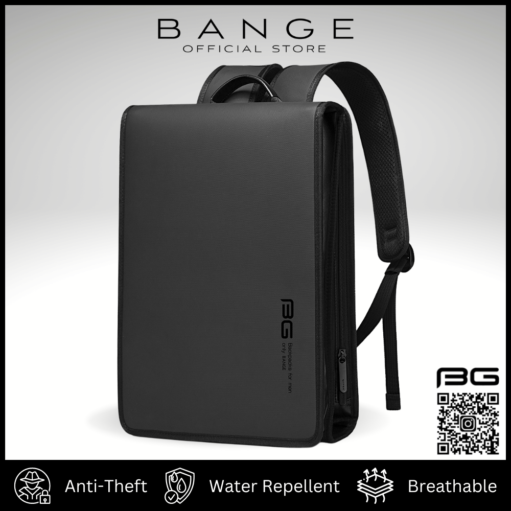 7252 BANGE Premium Quality Bag Backpack Anti Theft YKK Zipper Water