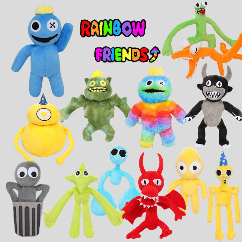 Rainbow Friends⚡GRANDE 50cm Roblox Rainbow Friends2 De Pelúcia Christmas Rainbow  Friends capítulo 2 pelucia Gift Doll Aixini Rainbow Friends 2 Roblox  Pelúcia Brinquedo Cartoon Plush Doll Recheaded Soft Toy Presente