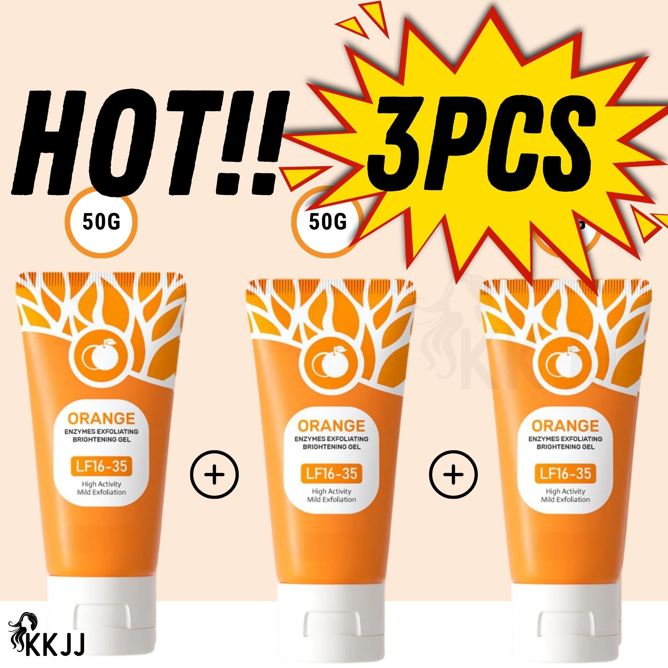フェイスクリーム Orange ZX HOMES『BUY 1 TAKE 2』Orange Exfoliating Brightening Gel Facial