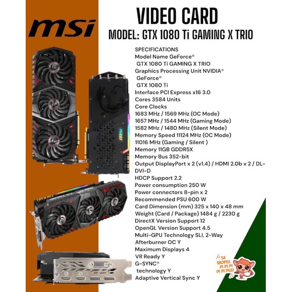 Msi Geforce Gtx 1080 Ti Power Requirements Gtx 1080 Gtx 1070 Vs