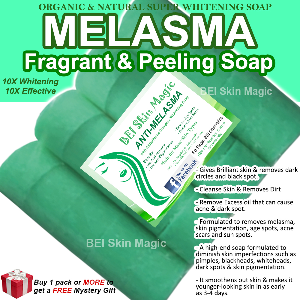 glutathione soap for melasma ORIGINAL] Anti-Melasma Fragrant & Peeling with Size:3 Containers (12 week supply) - 10% OFF Korean collagen peptide Reduced L-Glutathione 150mg -
