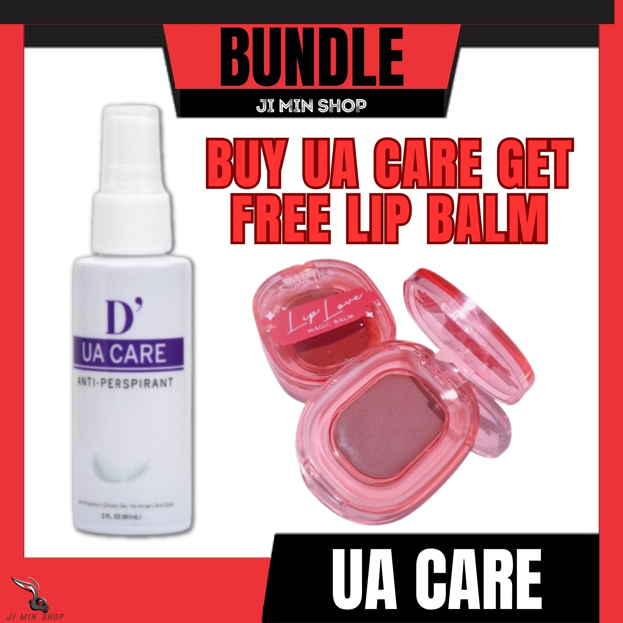 Jenna Essence D UA Care Antiperspirant Buy 1 Get 1 Free Lip Magic Balm