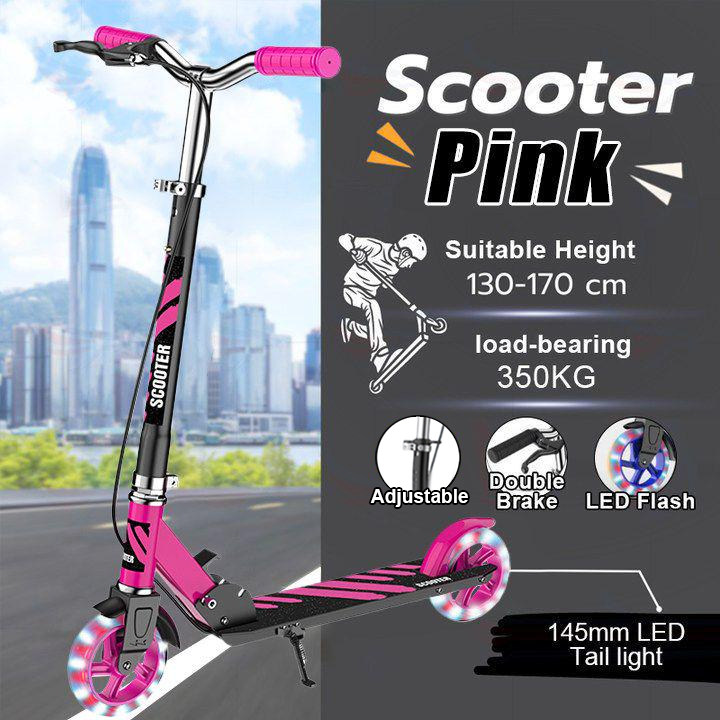 Heartbeat foldable safety electric scooter, all aluminum alloy