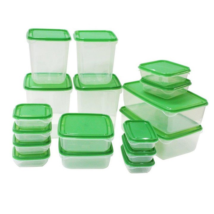 MOCHI 17 Pieces Multifunction Microwaveable Plastic Food Container Set ...