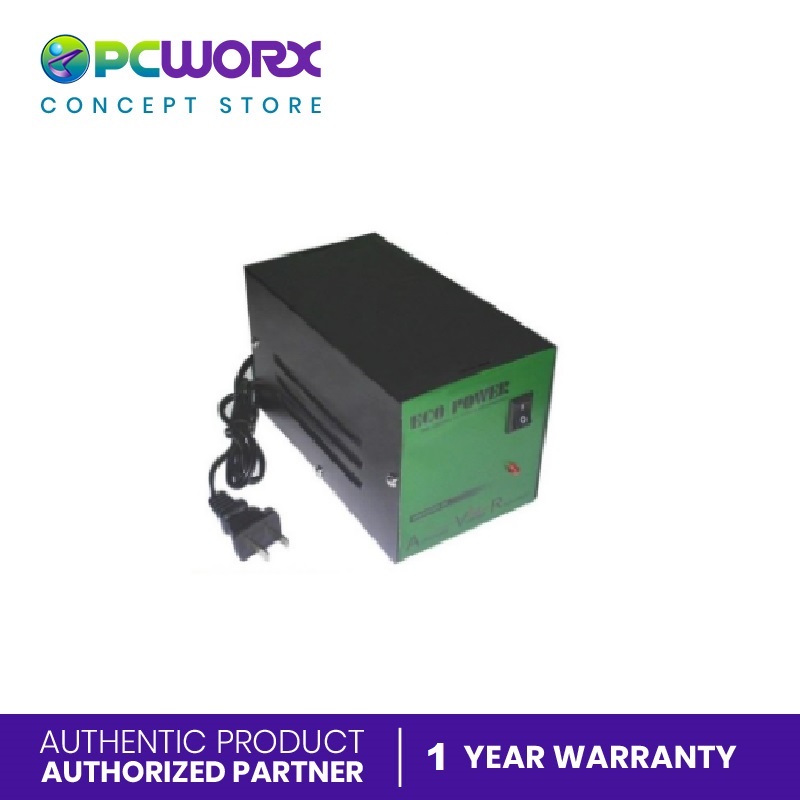 Eco 500w AVR Power Supply (Black) Automatic Voltage Regulator AVR