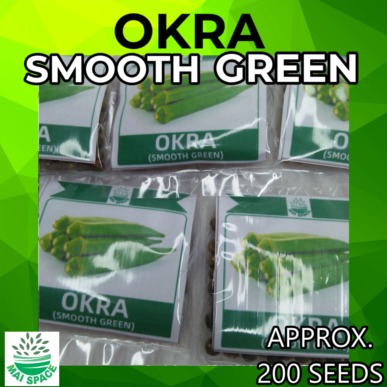 OKRA SEEDS (REPACKED) 88 GERMINATION RATE (10 GRAMS) Lazada PH